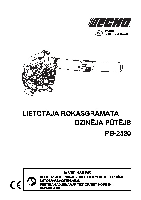 PB-2520 operating manual LT